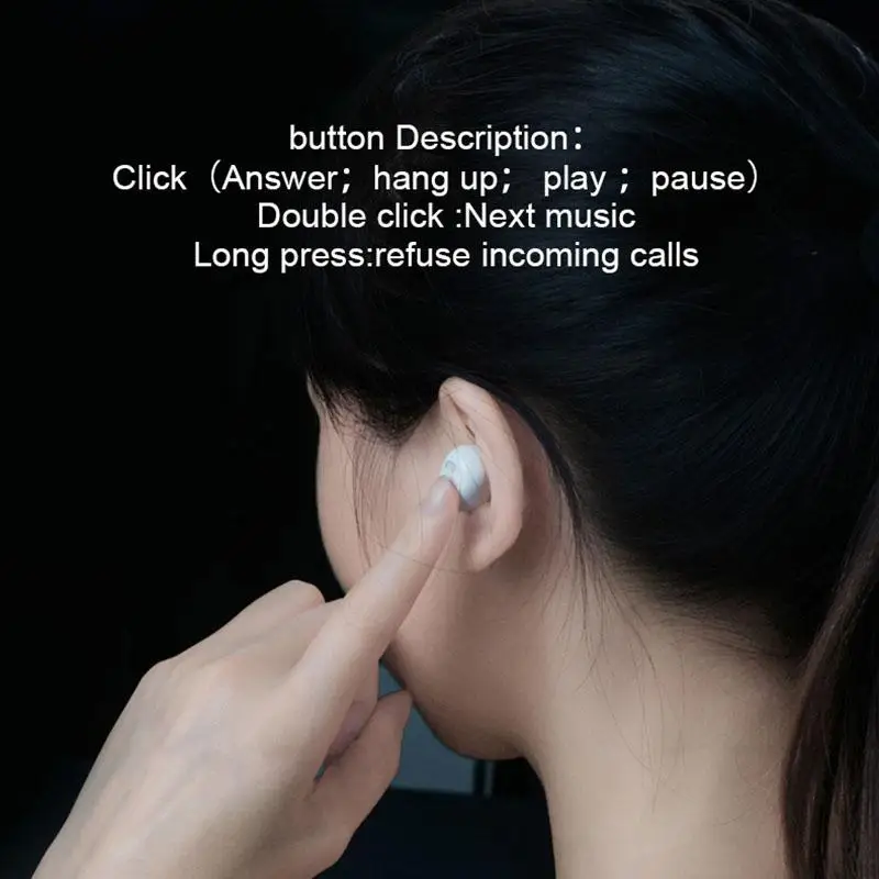 Ostart BL1 TWS Bluetooth наушники беспроводные мини с микрофоном Auriculares музыкальный наушник