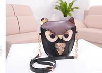 5pcslot women pu leather handbag cartoon bag owl shoulder bags women messenger bag