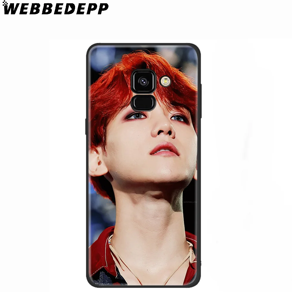 WEBBEDEPP Baekhyun EXO Silicone Case for Samsung Galaxy A3 A5 A6 A7 A8 A9 A10 A20 A30 A40 A50 A70 M10 M20 M30 |