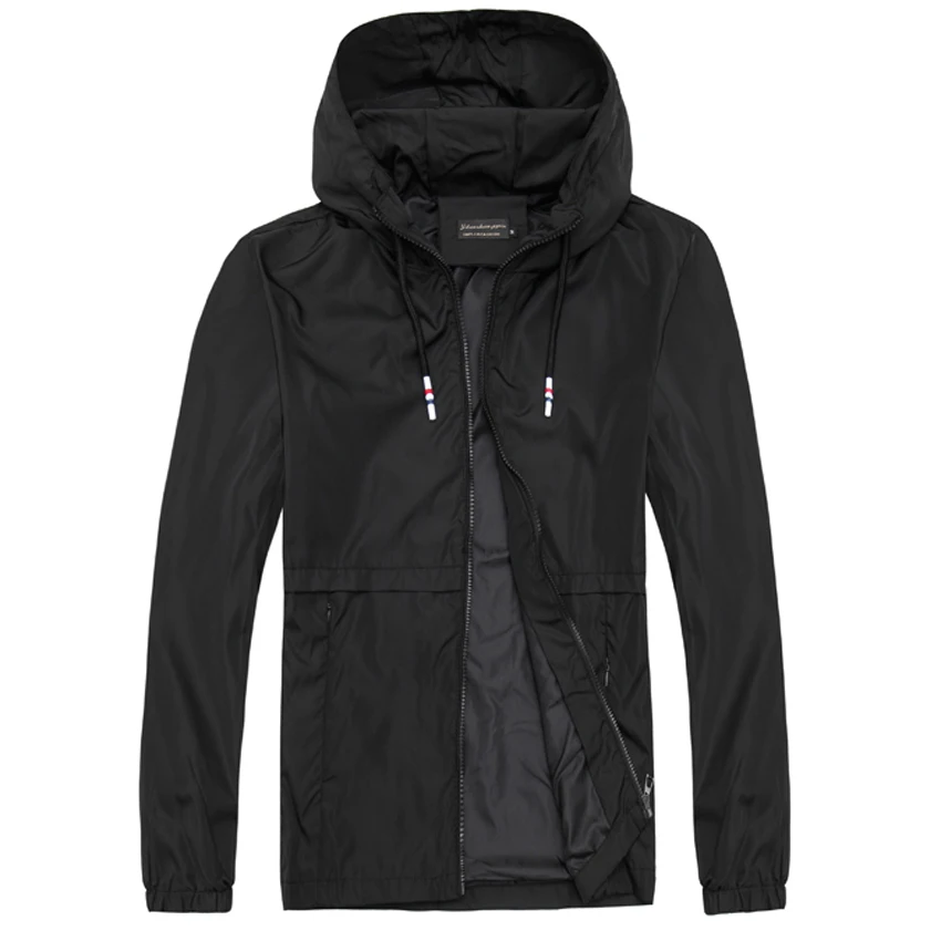 Mountainskin 2018 Solid Men's Jackets 6XL Spring Casual Hooded Men Coats Fashion Male Outerwear Brand Clothing SA263 | Мужская