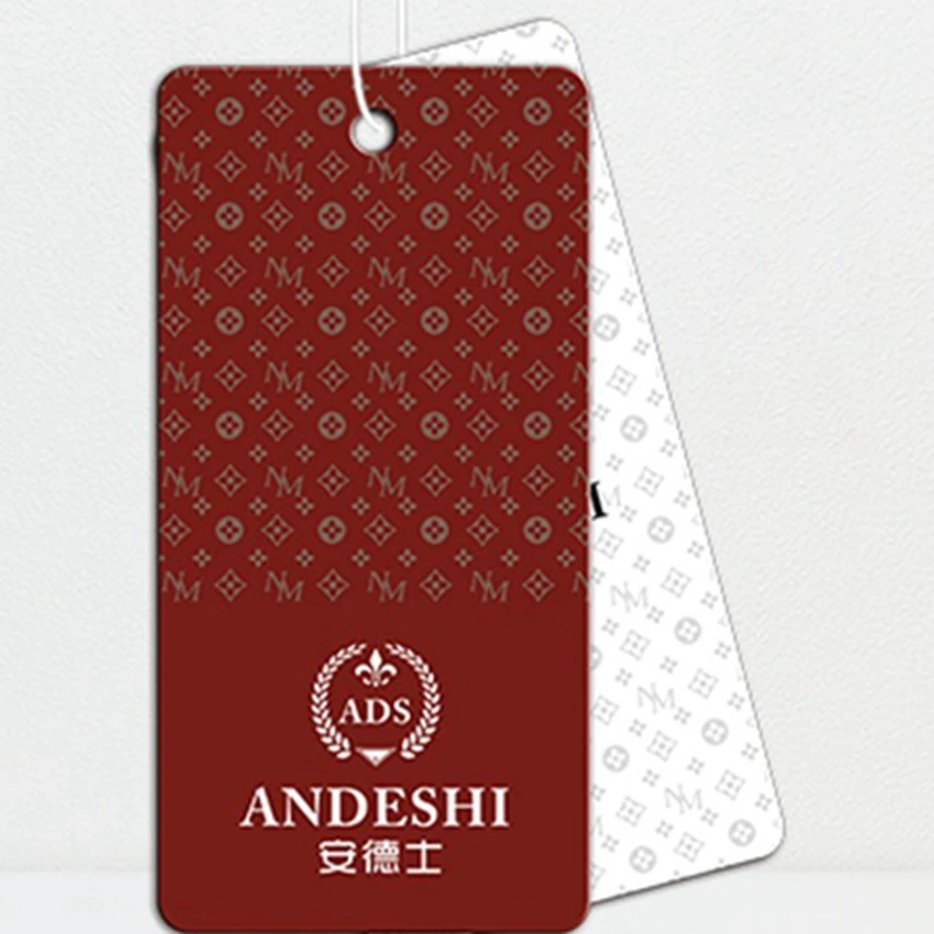 

500pcs/lot free shipping Customized sales tags paper hangtag for luggage paper label men's bag hangtag