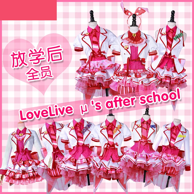 Love Live Honoka Kotori Umi Eli Nozomi Maki Rin Hanayo Nico live ver cos платье Косплей Костюм Хэллоуин костюм