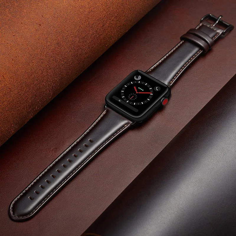 Кожаный браслет Essidi для Apple Watch Series 1 2 3 4 5 38 42 мм 40 44 фитнес-браслет Iwatch | Электроника