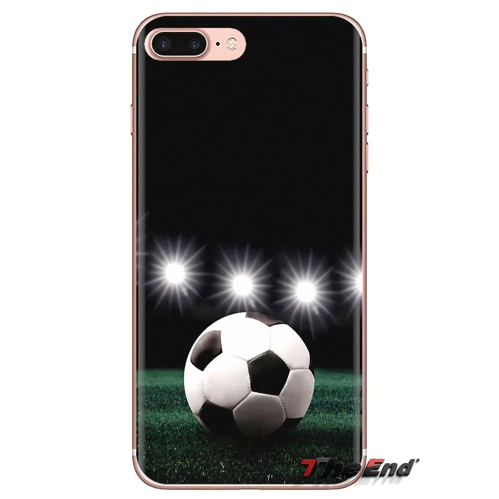 Fire Football Soccer Ball For Huawei Mate Honor 4C 5C 5X 6X 7 7A 7C 8 9 10 8C 8X 20 Lite Pro Soft Transparent Shell Covers |