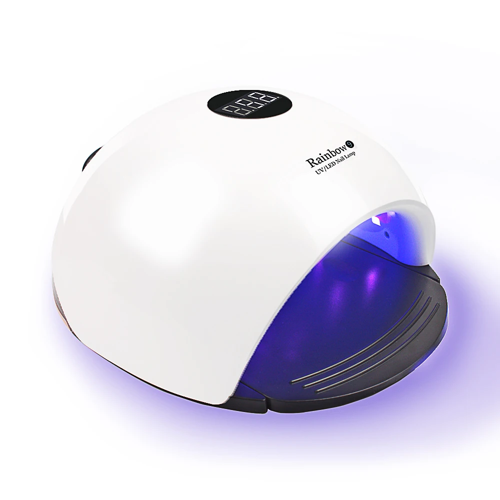 Dmoley Rainbow 9H 48W UV Lamps for Nails 33 PCS LEDs All Gels Curable with 10/30/60/120S Button Professional Nail Dryer Machine