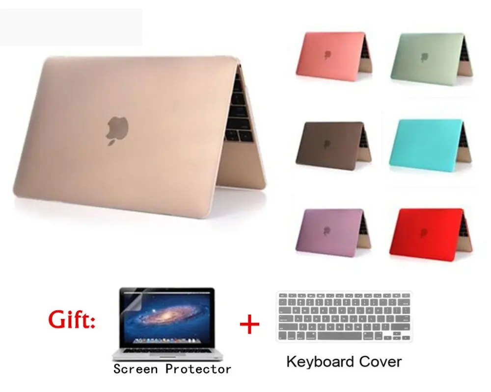 Прозрачный матовый чехол для ноутбука MacBook Air Pro Retina 11 12 13 3 15 New 4 дюйма с сенсорной