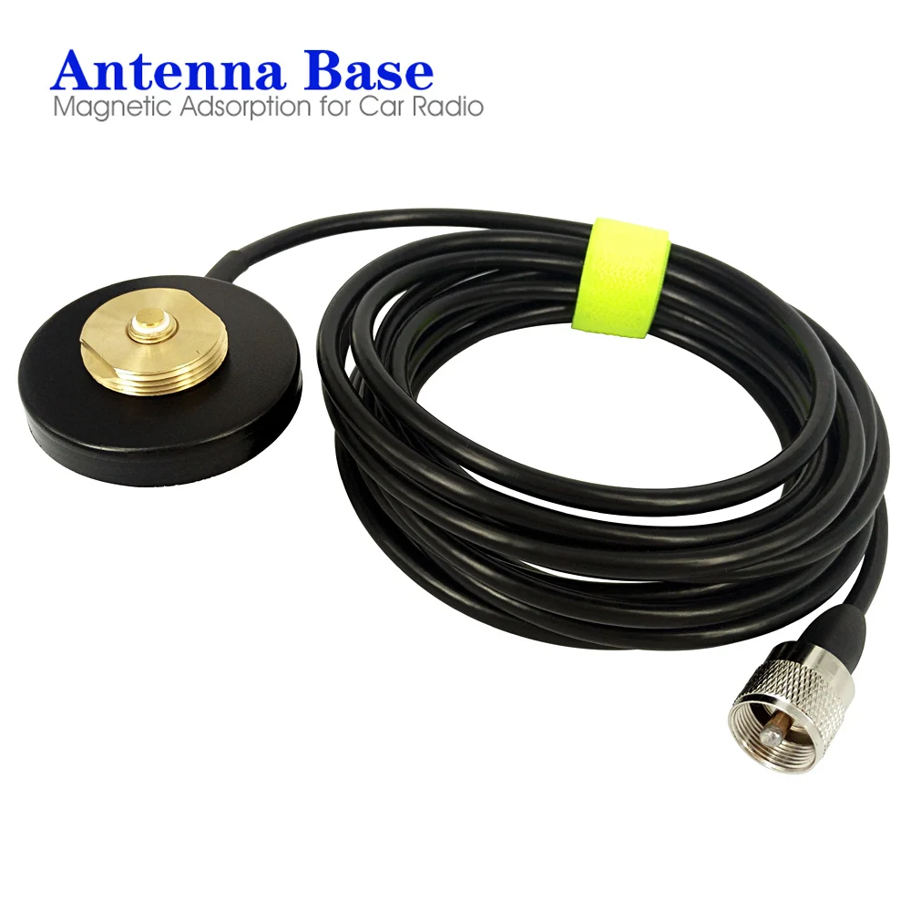 NMO to PL259 UHF Антенна Base 5M фидерный кабель 5 см Магнитный кронштейн для автомобильной