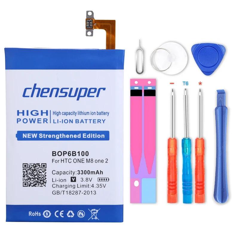 Аккумулятор chensuper 3300 мАч B0P6B100 для HTC one 2 M8 W8 E8 M8T M8W M8D M 8 M8x X M8ST M8SD M8SW Ace One Max