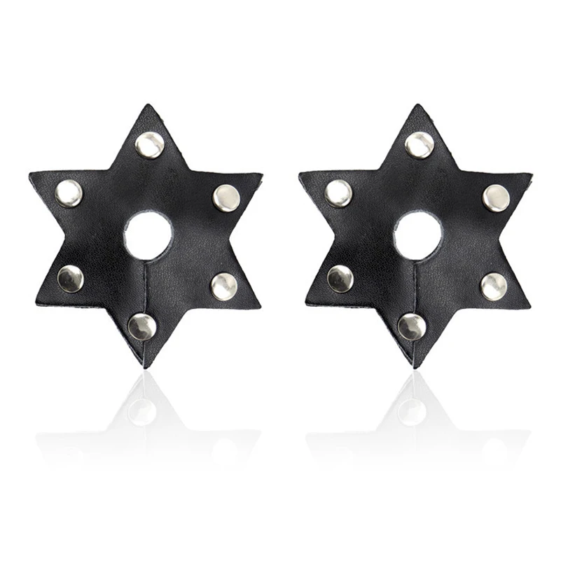 Чехол для сосков со звездами кожаные зажимы женщин ажурные наклейки невидимый