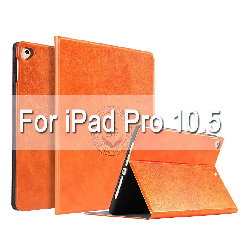 For ipad pro 10.5 Мягкая задняя крышка из искусственной кожи роскошные Бизнес Чехол-книжка Автоматический будильник Смарт Обложка для iPad mini 123 4 5 и iPad 2/3/4, для нового iPad 9,7 дюймов MacBook Air - Цвет: For ipad pro 10.5