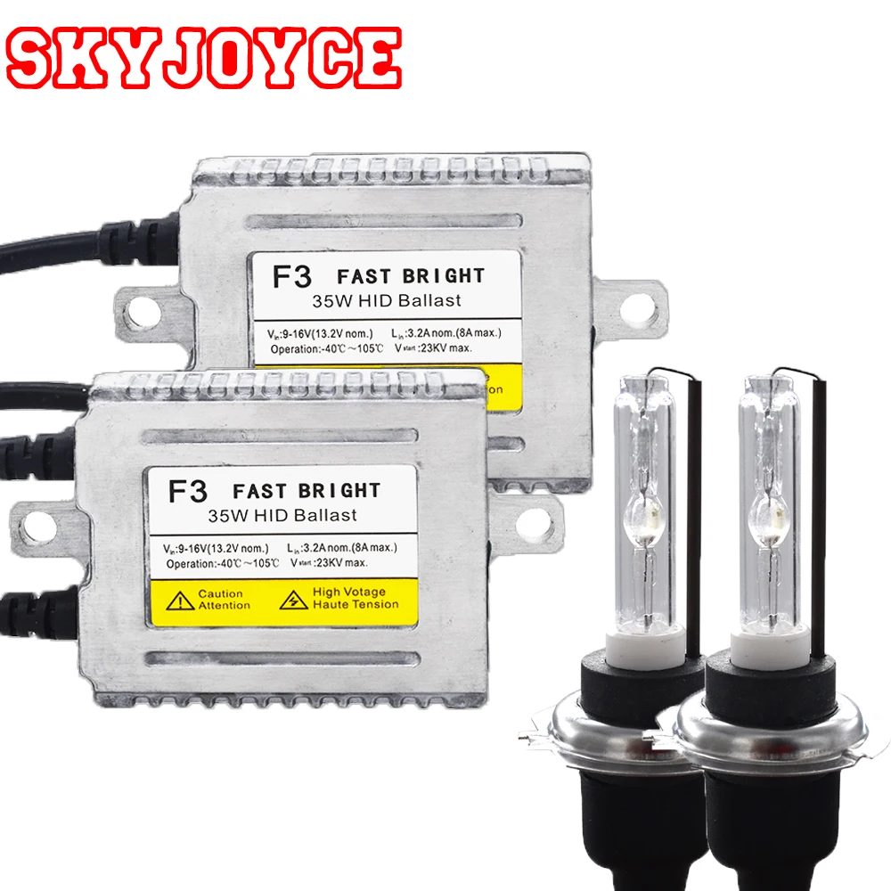 SKYJOYCE Быстрый Яркий комплект hid DLT F3B балласты для Cnlight H7 лампы быстрый запуск
