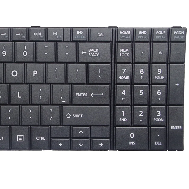 GZEELE NEW For Toshiba Satellite Pro R50 R50-B C50T-B US Black Keyboard Laptop / Notebook QWERTY English C55D-B5102 | Компьютеры и