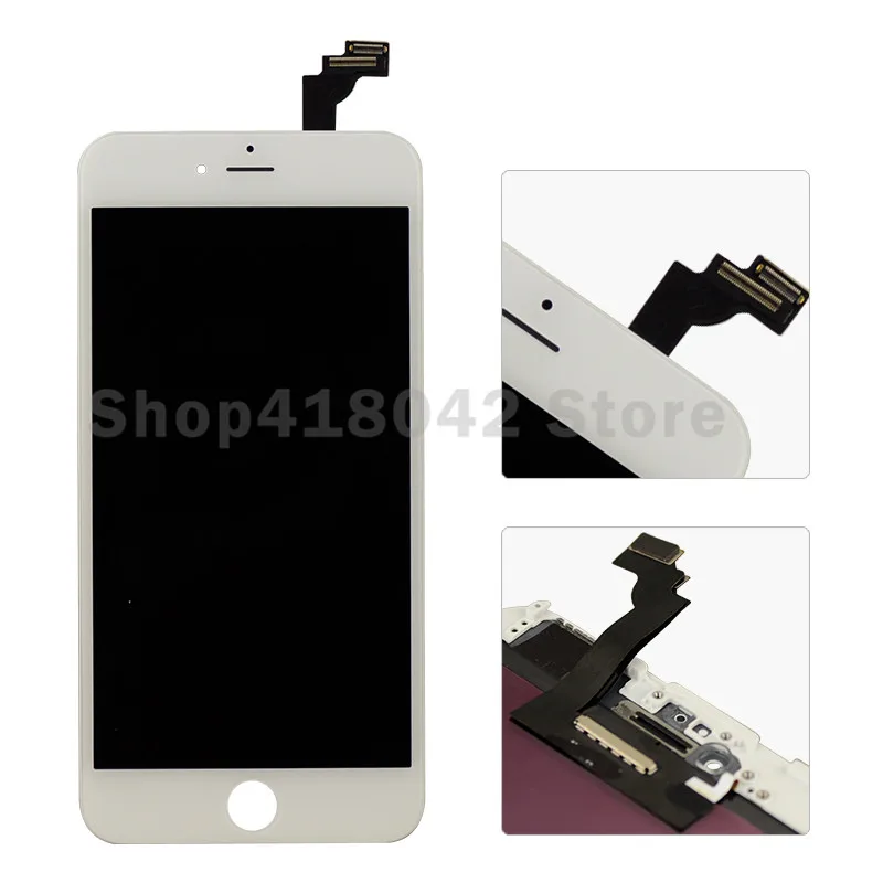 Для iPhone 6 Plus ЖК-дисплей Дисплей Сенсорный экран сборки + пены touch пена Камера