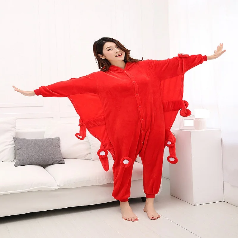 Kigurumi унисекс мужские и женские пижамы с рисунками животных фланелевый костюм
