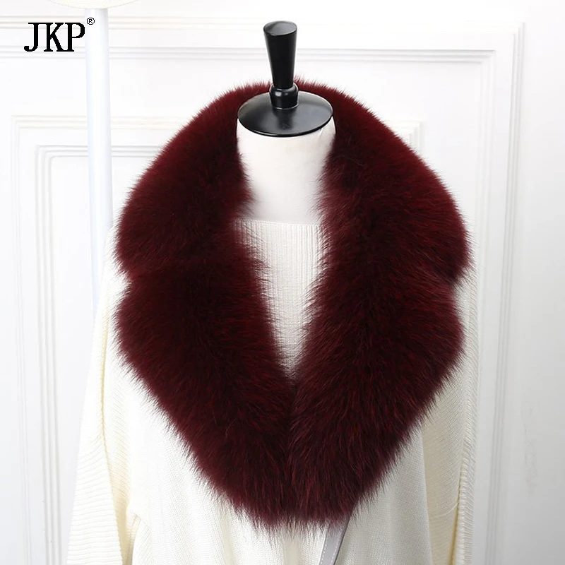Новинка 2020 Лидер продаж Воротник из натурального Лисьего меха шарф 90 см зимний