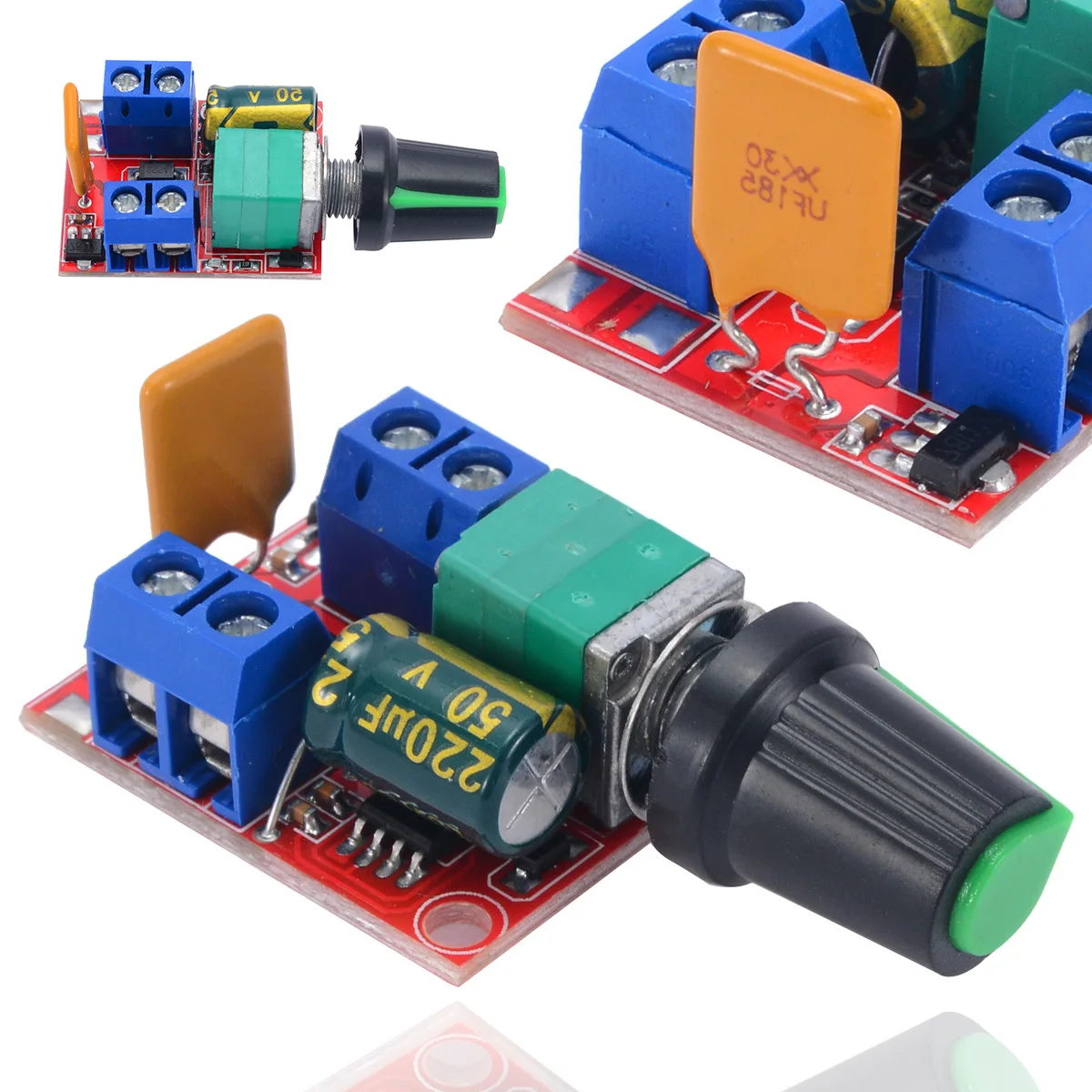 Новый 5A Max 90W 3 35 в 12 В 24 постоянного тока ШИМ контроллер скорости двигателя модуля