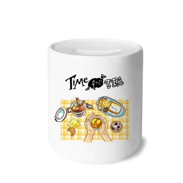 Копилка для чая печенья шоколада копилка хранения денег керамический чехол