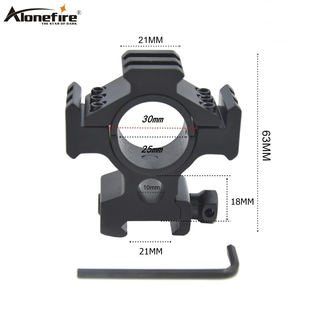 Alonefire MD3002 30 мм кольцо Weaver 21 мм многоугольная рельсовая база страйкбол винтовка ружье огни лазерный прицел охотничий установленный