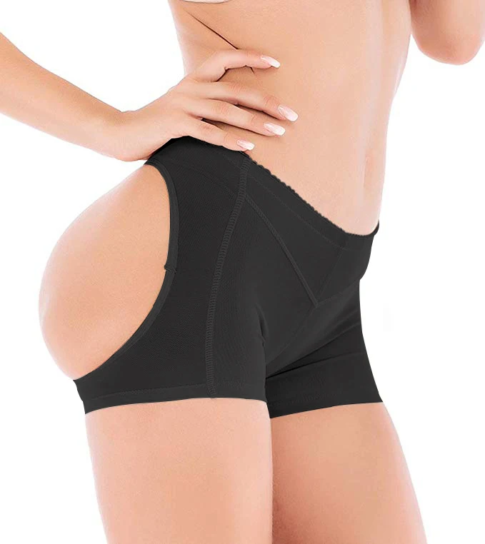B LAZAWG женское сексуальное белье для подъема ягодиц контроль Трусики бесшовное боди Корректирующее белье трусы пуш-ап нижнее белье попа подтягивающие трусики Короткие - Цвет: B