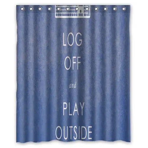 Журнал от и игра вне заказ занавески для душа уолл-ванной декора модный дизайн