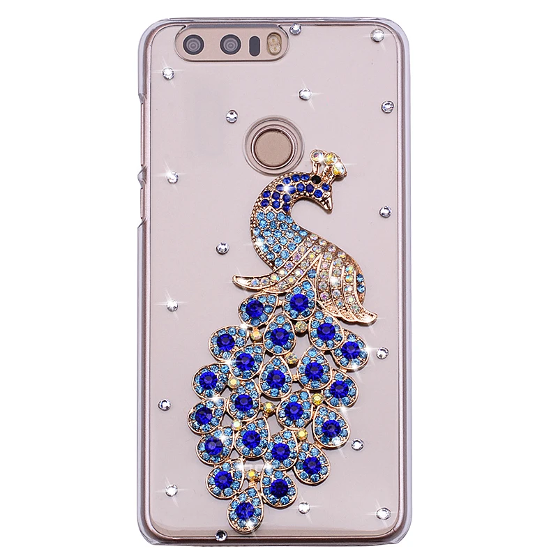 Шикарные чехлы со стразами для Huawei Y6 Y5 Prime 2018 P20 P9 P10 Mate 10 Lite Honor 9 7C 7A Pro 8X 8C P Smart crystal