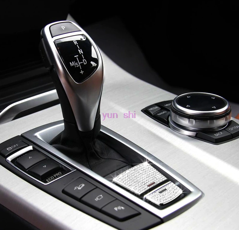 3 вида цветов автомобильная Кнопка Ручного Тормоза декоративные наклейки для BMW 5