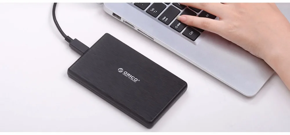 ORICO 2,5 дюймов Чехол для жесткого диска USB3.0 MicroB внешний жесткий диск Корпус высокоскоростной чехол для 7 мм SSD Поддержка UASP SATAIII 2578U3