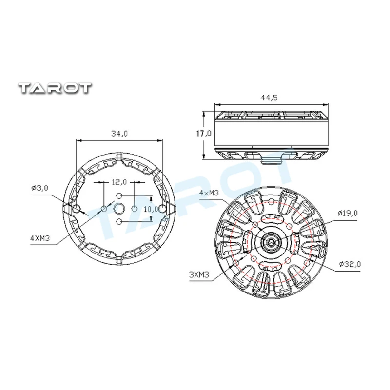 TATOR RC 4008/4006 Martin бесщеточный мотор 330kv TL2955 TL2954 радиоуправляемого квадрокоптера