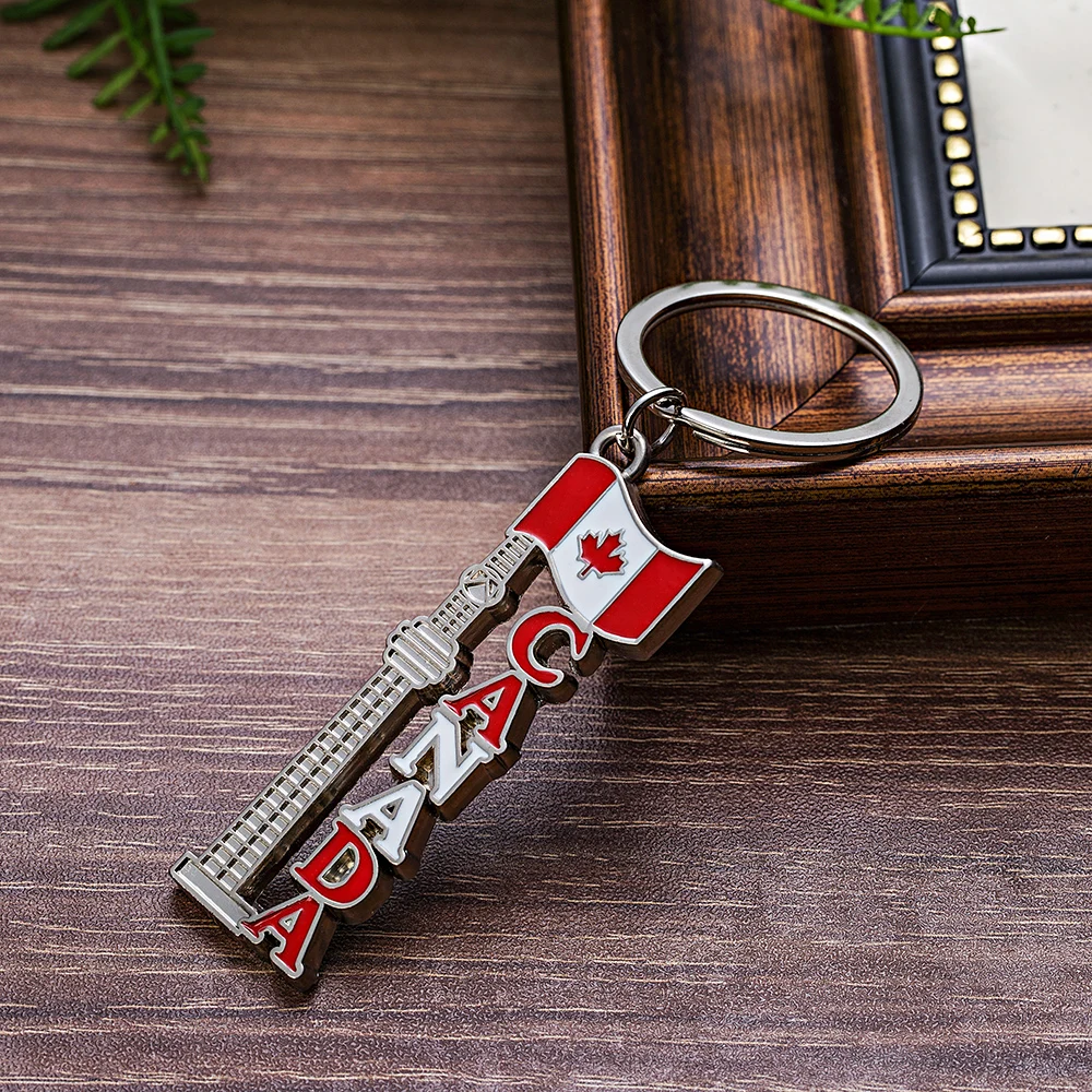 Vicney новейший Канада CN башня брелок туристический сувенир Toronto с флаг в форме