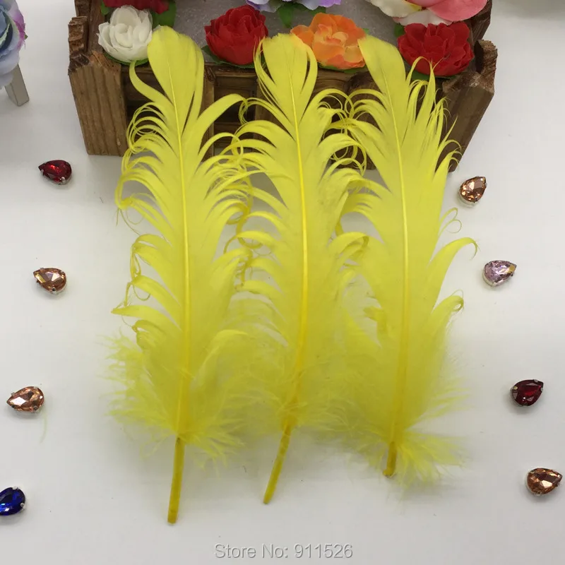 50 шт смешанных цветов кудрявые гусиные перья Рождественские Свадебные костюмы