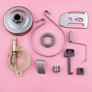 Цепная Звездочка сцепления, барабанный обод для Husqvarna 136 137 141 142, дроссельная тяга, масляный насос, стержень, плита, бензопила, запасные части