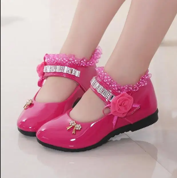 Детская обувь весна осень 2018 Новинка корейские повседневные туфли для девочек с