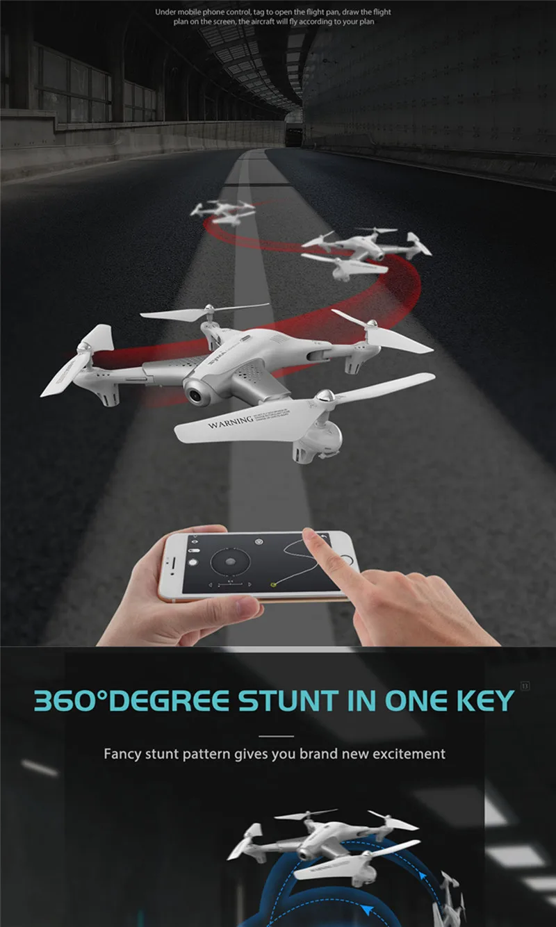Syma Z3 Умный складной FPV RC Квадрокоптер оптический поток Дрон с HD Wifi камерой в реальном времени удержание высоты поток парение Безголовый режим