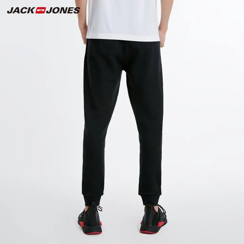 Мужские хлопковые штаны с буквенным принтом JackJones спортивные для бега мужская