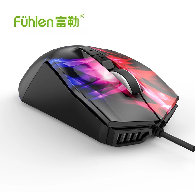 Fuhlen G91 PRO 2000DOI Phantom Магнето-магнитный микромеханизм Проводная игровая мышь RGB светильник макро