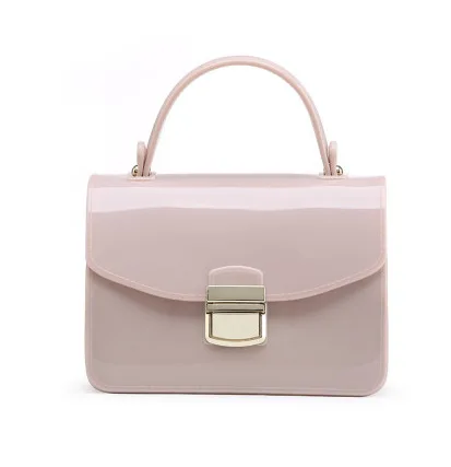 1687 Весна и Лето желе сумка мини пляжная на одно плечо женская прозрачная