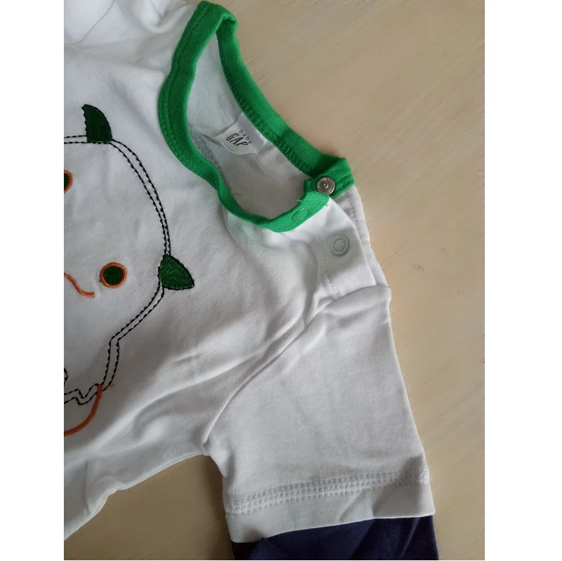 2017 Весенняя футболка для маленьких мальчиков с изображением монстра Детские