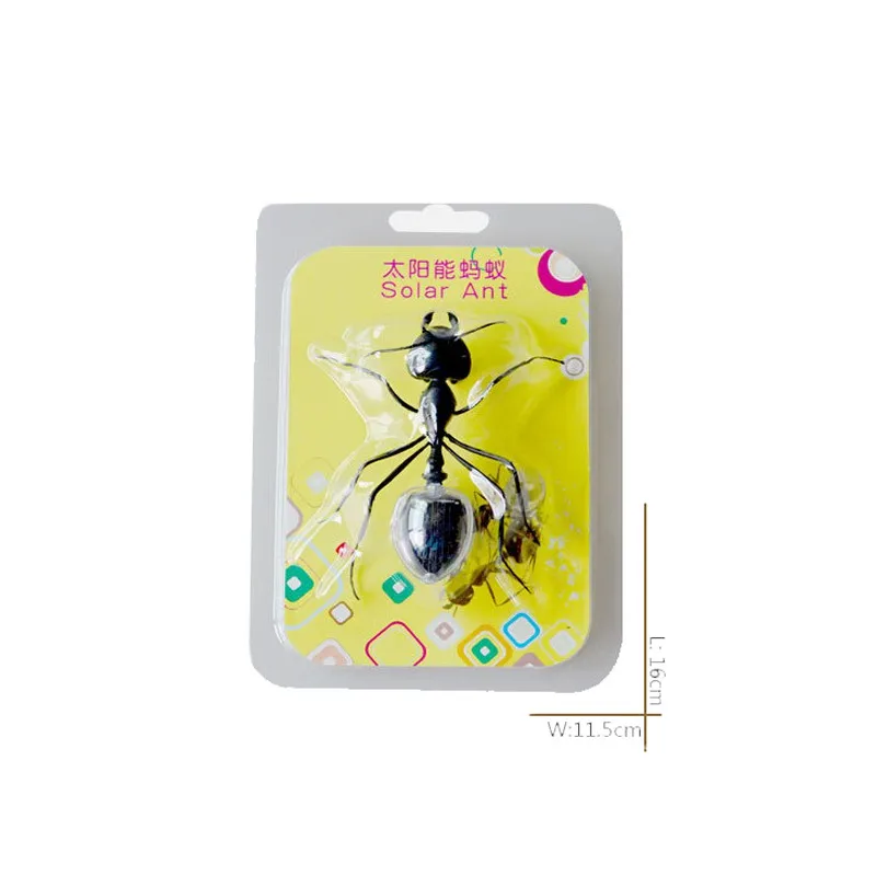 1PC Trick Toys solar ant Power Robot Toy Bug Solar Energy Powered Mini Kit Novelty Kid Children Gadget funny | Игрушки и хобби