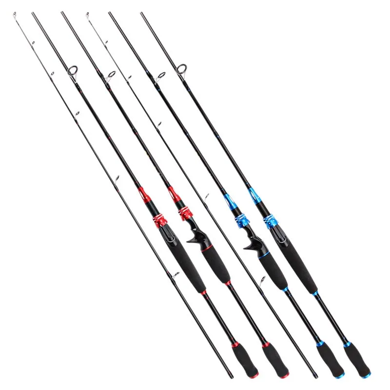 New M Power line wt.6-15lb lure wt.1/8-3/4oz Carbon Spinning Casting Lure Fishing Rod olta 1.8m 2 Segments fishing rod | Спорт и
