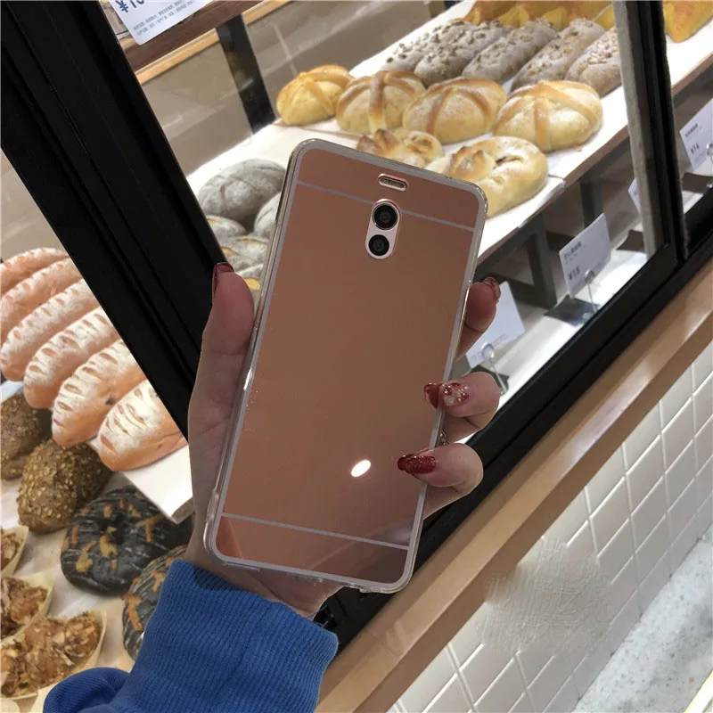 Роскошный мягкий силиконовый зеркальный чехол для Meizu MX6 M3 M3S мини M3 Примечание M3X M5 Note Pro M5S M5 M6 Примечание E2 полное покрытие золотые украшения Fundas