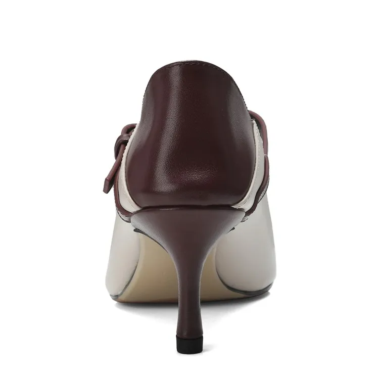 Женские туфли лодочки из коровьей кожи MLJUESE черные вечерние мэри джейн на тонком