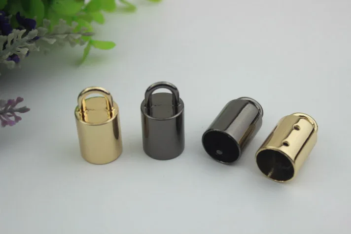 

10pcs/lot 1.4 cm inner diameter bags metal parts bell hang buckle leather cord / tassel metal parts