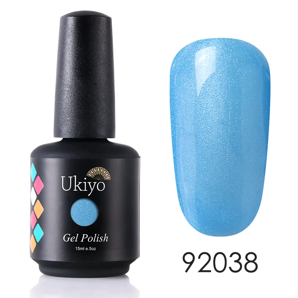 H92038 Ukiyo 15 мл Чистый Цвет Гель-лак для ногтей Vernis полуперманентный УФ-гель для ногтей впитывающий Гель-лак для ногтей - Цвет: H92038