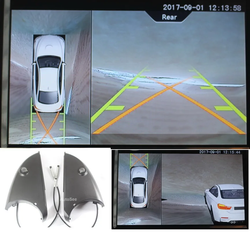 Панорамная камера для Benz C E S панорамная с обзором глаз и углом обзора 360 градусов