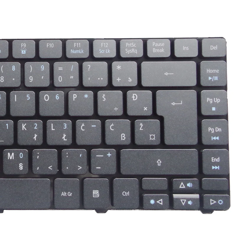 Новая словенская хорватская клавиатура GZEELE с подсветкой SA / CR для Acer Aspire 4736G 4738ZG 4746