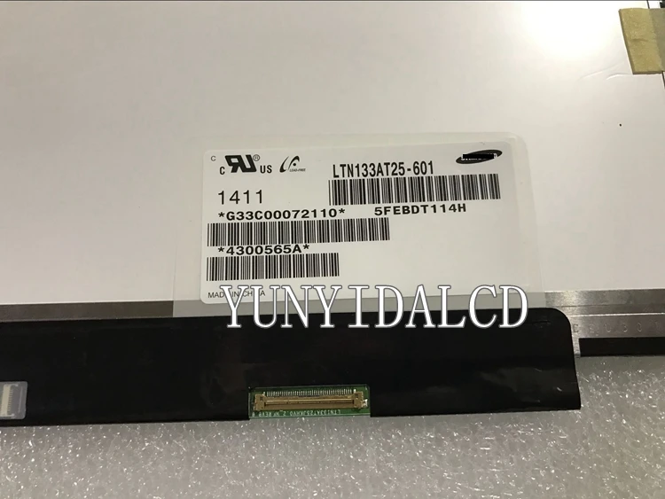 13 3 &quotЖК-дисплей Экран матрица 40pin 1366*768&quot LTN133AT25 501 T01 601 светодиодный оригинальный