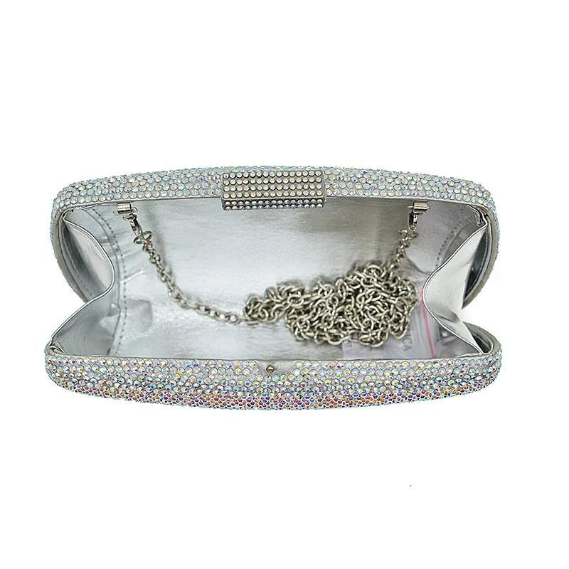 

XIYUAN Red Bridal Clutch Wedding Purse Elegant Evening Bags Clutches Women Crystal Female Party Handbags Lady Minaudiere