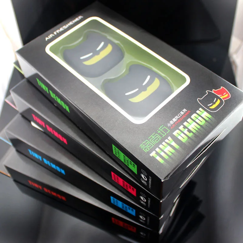 2 шт. упак. автомобильный освежитель воздуха однотонный с мультяшным дизайном