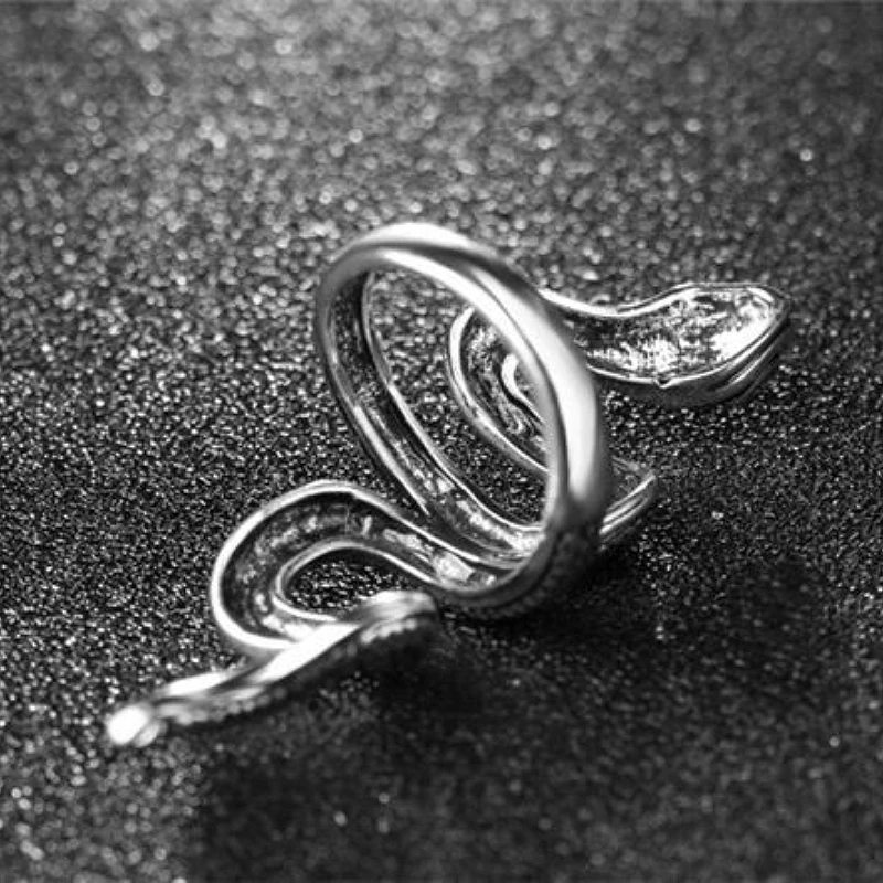 Aiboduo 2019 модные кольца в виде змейки Ювелирное кольцо стиле панк ветрозащитное