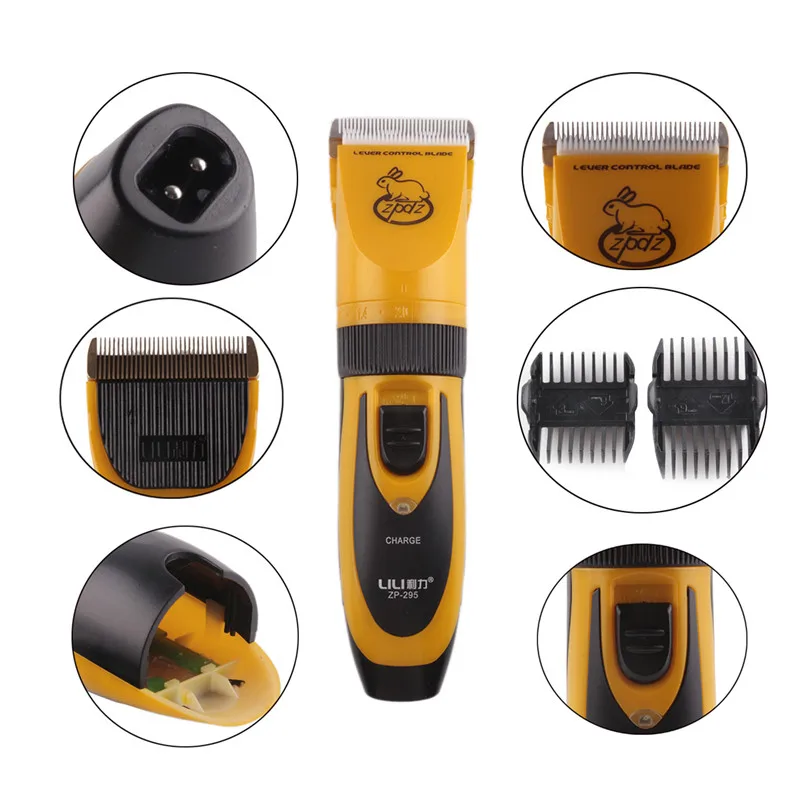 Professional LILI ZP-295 Pet Cat Dog Hair Trimmer High Quality Rechargeable 35W Electric Grooming Clippers Haircut Machine | Дом и сад